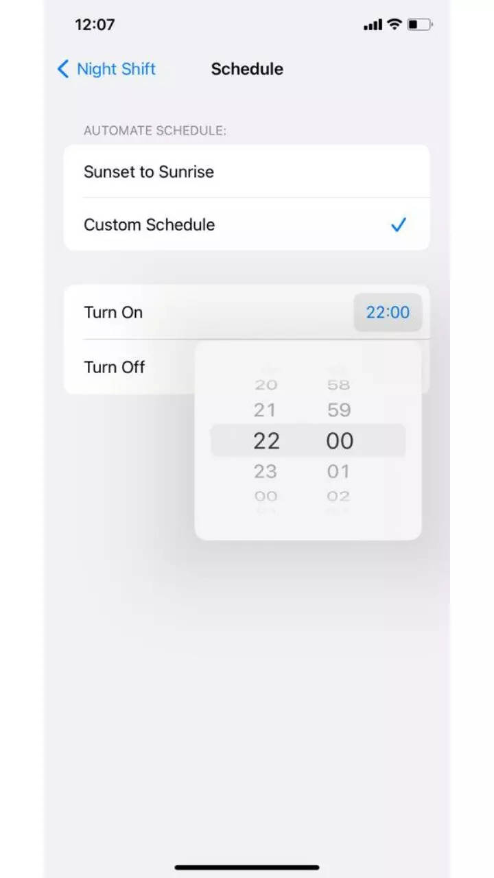 How to enable night shift on iPhone