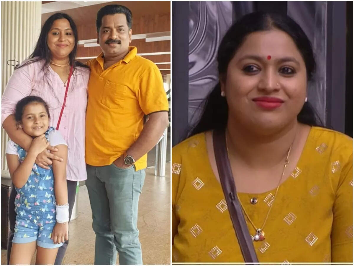 Bigg Boss Malayalam 4 finalist Lakshmi Priya's husband Jayesh: Thought she  might come back after two weeks; proud of her yet not happy with the tasks  - Times of India