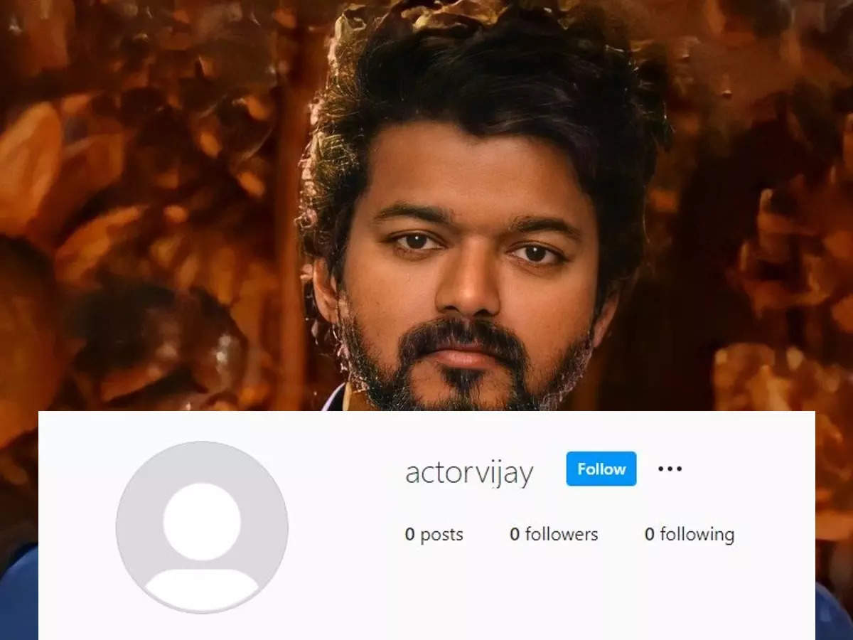 Thalapathy Vijay to make his Instagram debut soon | Tamil Movie News -  Times of India