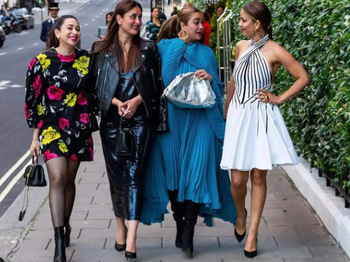 Xnxx Karin Kapore - Kareena Kapoor and her stylish girl gang dish out 'Sex and the City' vibe  with their latest outing in London | Hindi Movie News - Times of India