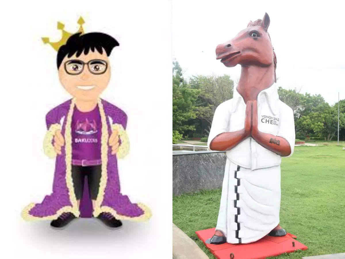 Chennai Chess Olympiad 2022 Thambi Mascot' Sticker