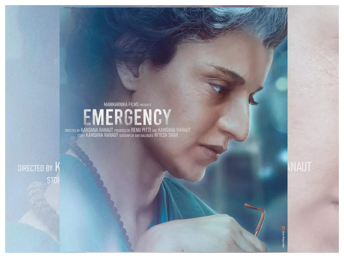 Emergency' first look: Kangana Ranaut as Indira Gandhi will leave you spellbound - WATCH teaser | Hindi Movie News - Times of India