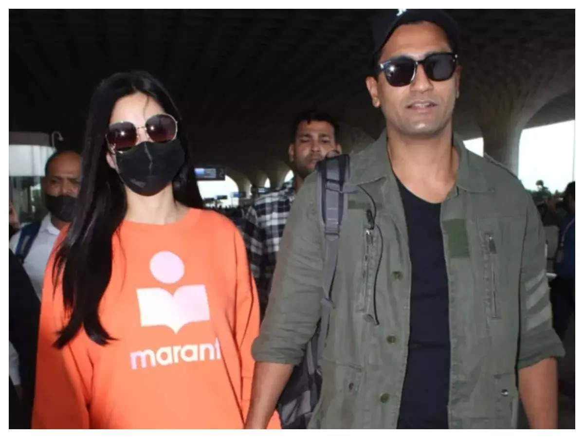 Ahead of her birthday, Katrina Kaif jets off to a beach island with husband Vicky Kaushal – Watch Video