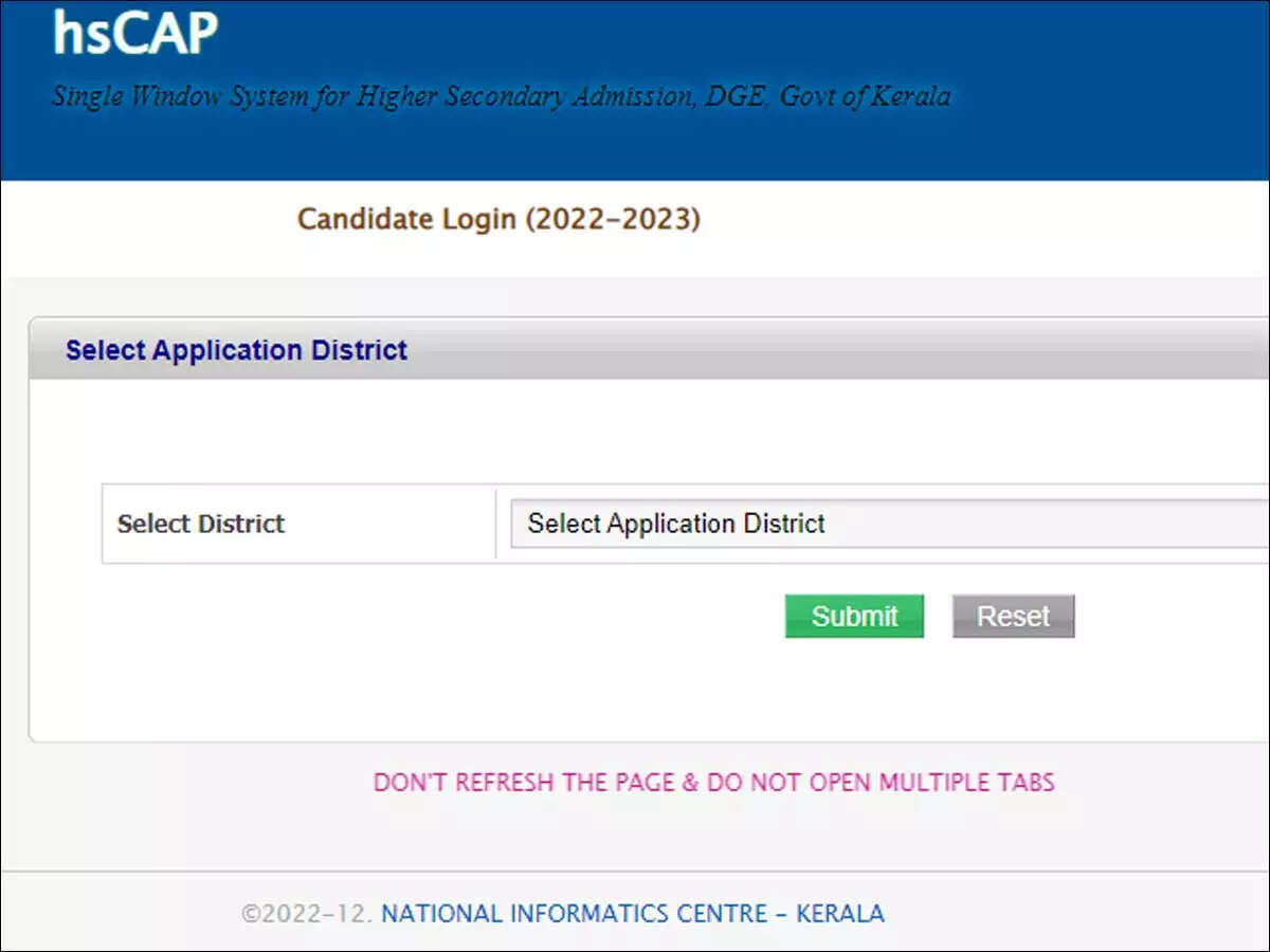 HSCAP Kerala 2022: Plus One admissions registrations end today @hscap.kerala.gov.in  - Times of India