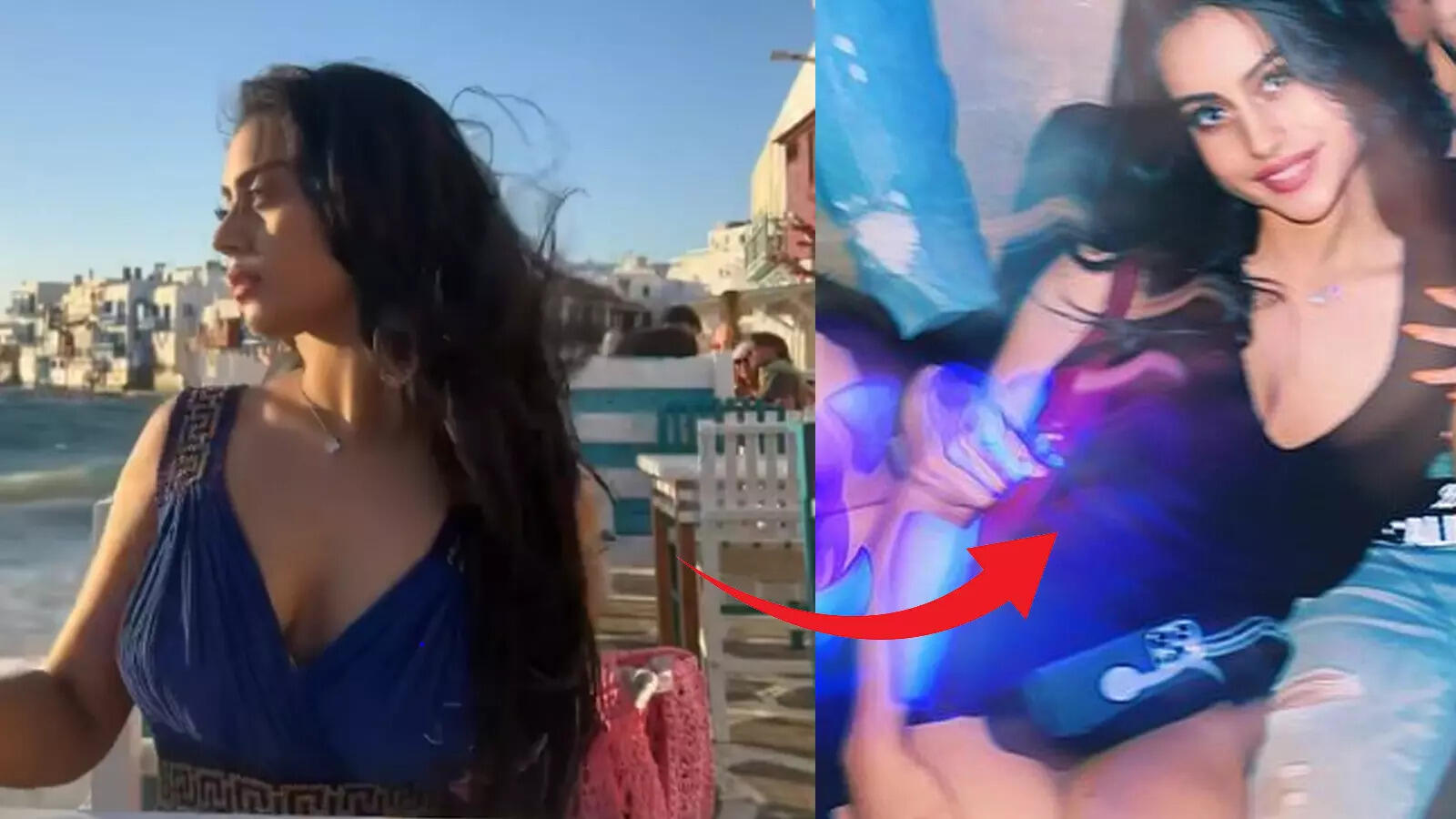 Ajay Devgns daughter Nysa Devgan sets temperature soaring in a LBD with deep neckline as she parties with her gang, Khushi Kapoor says Sexy