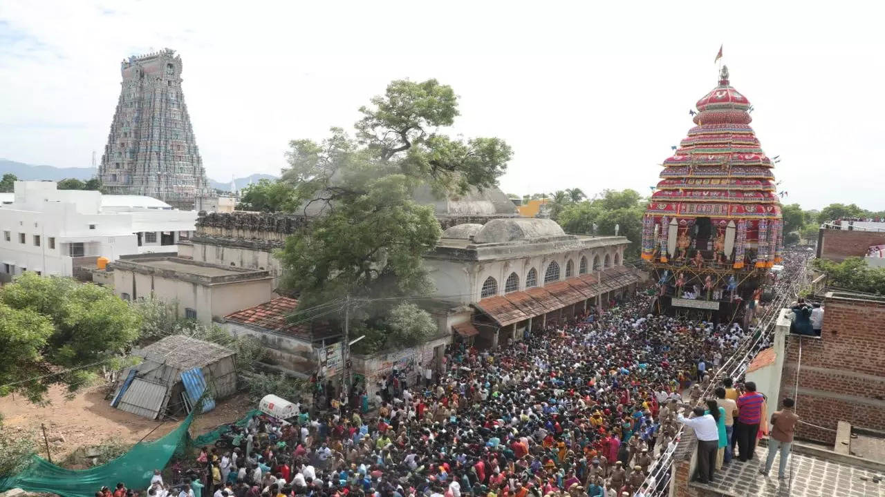 Car festival held at Srivilliputhur Andal temple | Madurai News ...