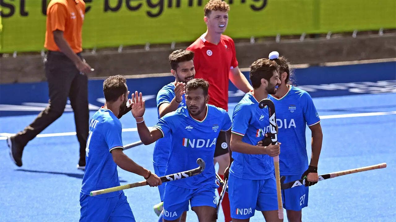 CWG 2022: Indian men's hockey team thrashes Canada 8-0 to inch closer to  semifinals | Commonwealth Games 2022 News - Times of India