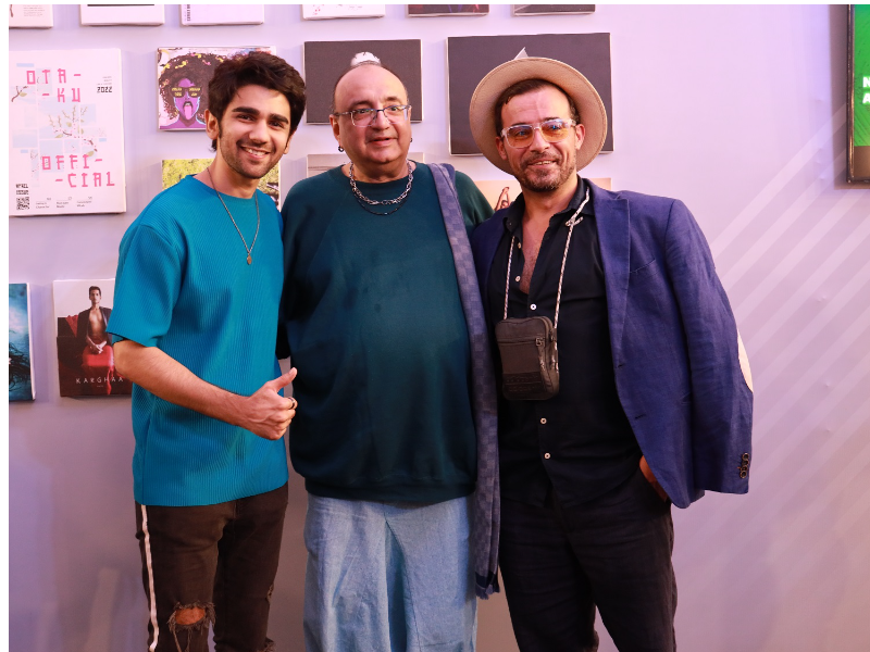 (L-R)-Actor,-Preet-Kamani;-Viveck-Vaswani,-Dean,-School-of-Contemporary-Media;-Emanuel-Maia,-Dean,-School-of-Creative-Practice-at-Pearl-Academy