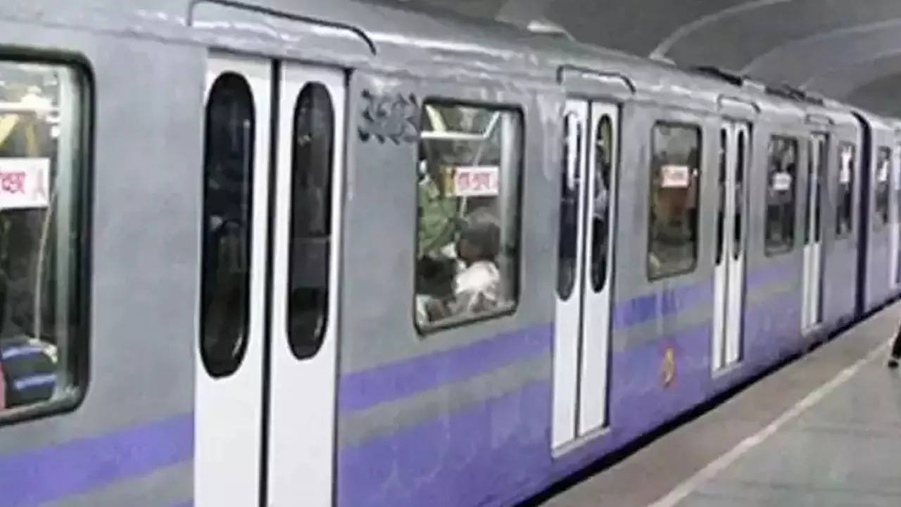 File photo of a Kolkata Metro train