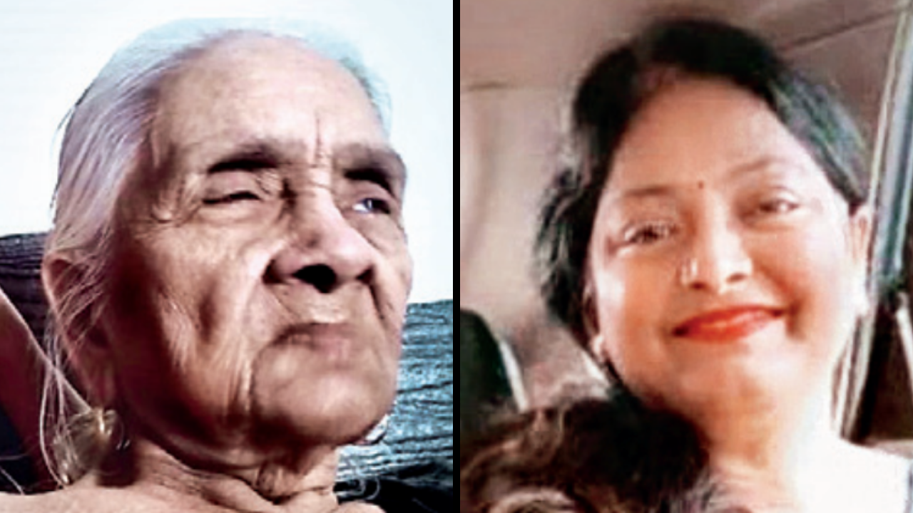 Vimla Rai (75) and Dolly Rai (48)