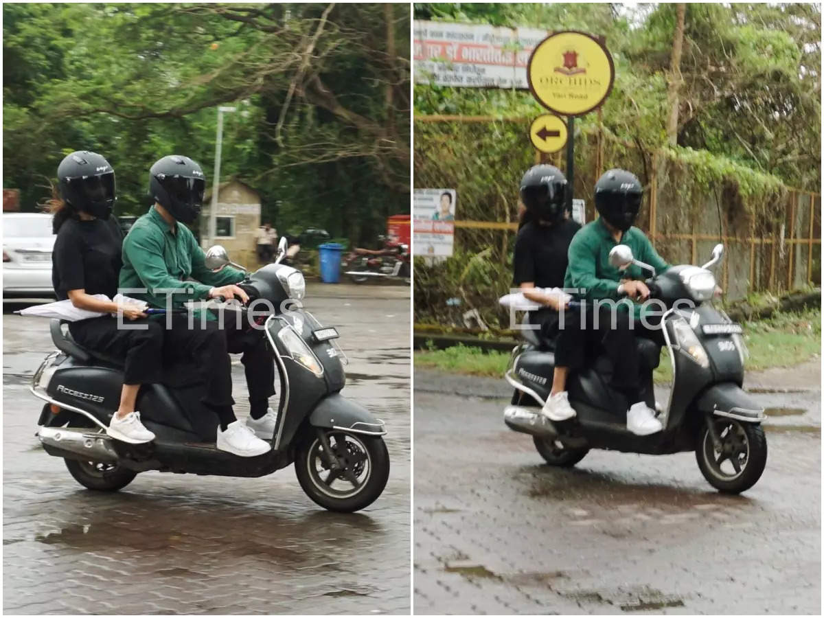 Caught off-guard: Virat Kohli takes Anushka Sharma out for a scooty ride in  Mumbai