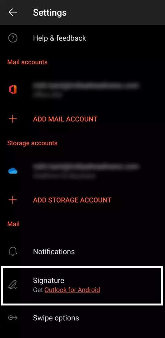 Microsoft How to add signature in Microsoft Outlook on Android and iOS