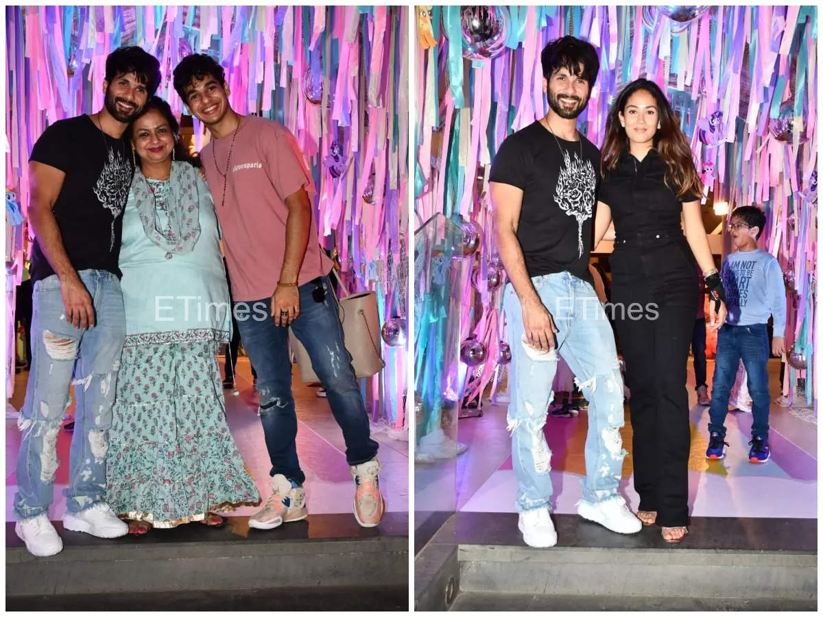 Photos Shahid Kapoor And Mira Kapoor Host A Party On Their Daughter Misha S Birthday Inaaya Yash Roohi And Star Kids Attend The Celebration Hindi Movie News Times Of India