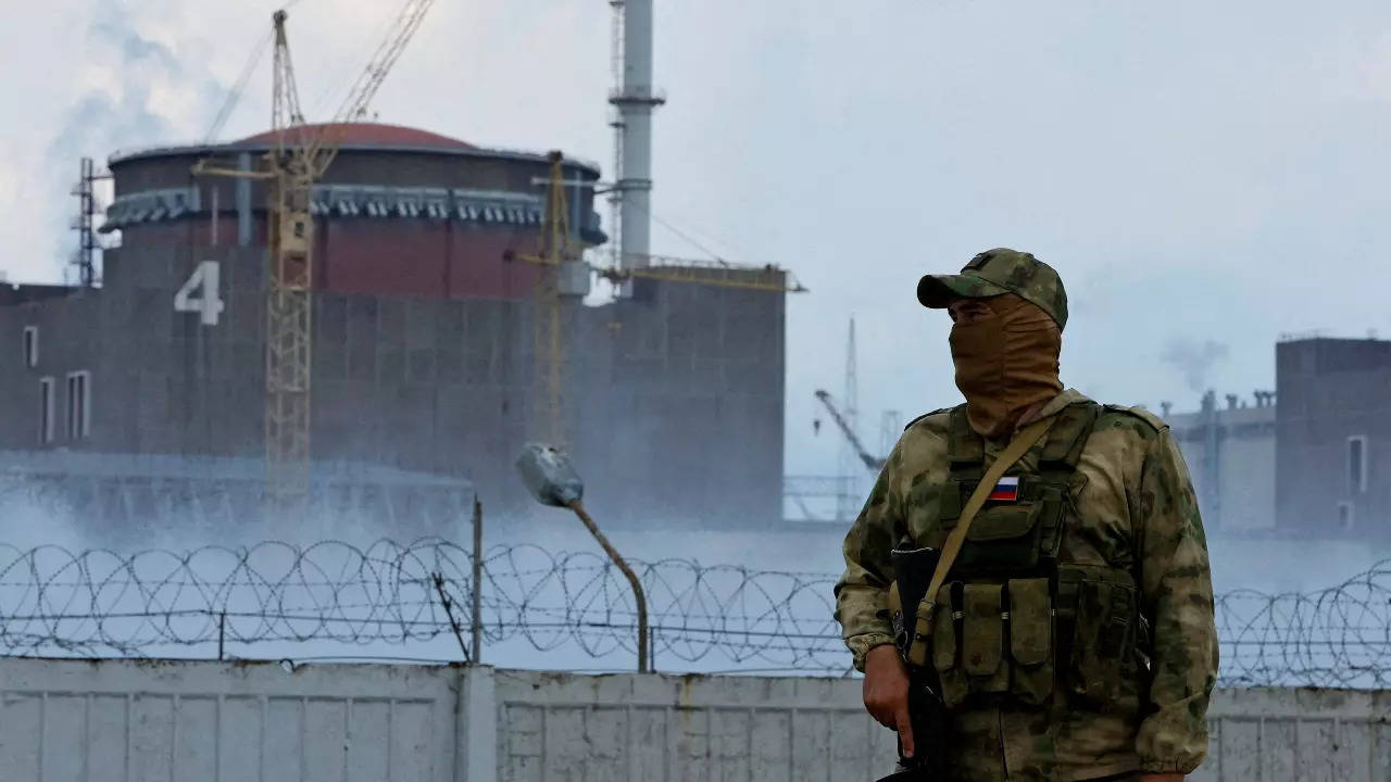 The Zaporizhzhia nuclear power plant in southern Ukraine was occupied in the early days of the war and it has remained in Russian hands ever since. (File photo: Reuters)
