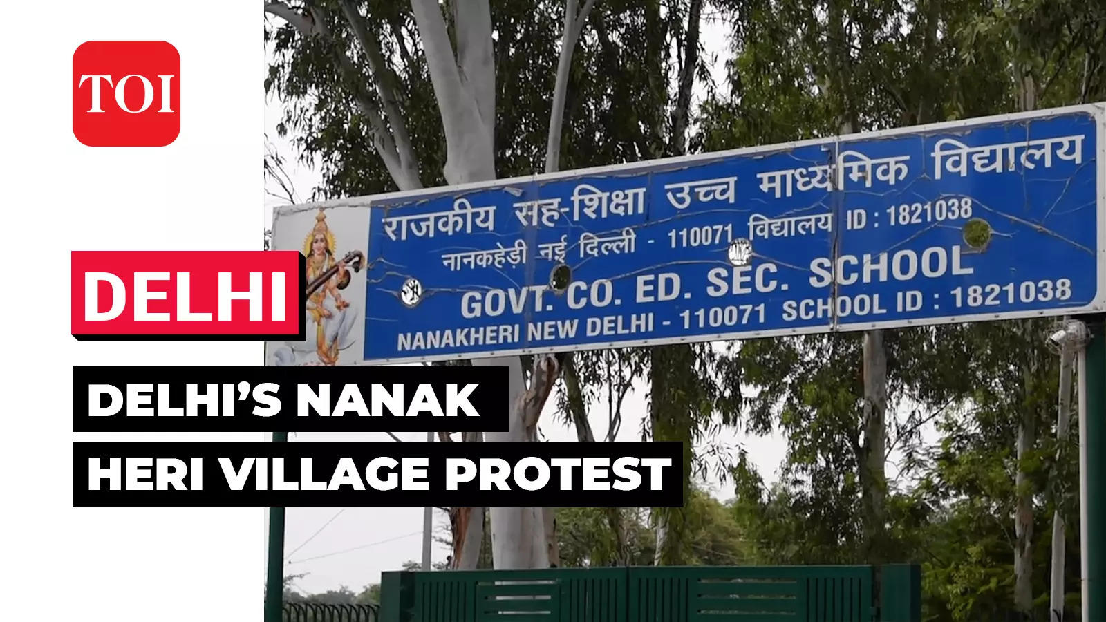 Plan to build facility for street children on land given for school,  residents of Delhi’s Nanak Heri village protest