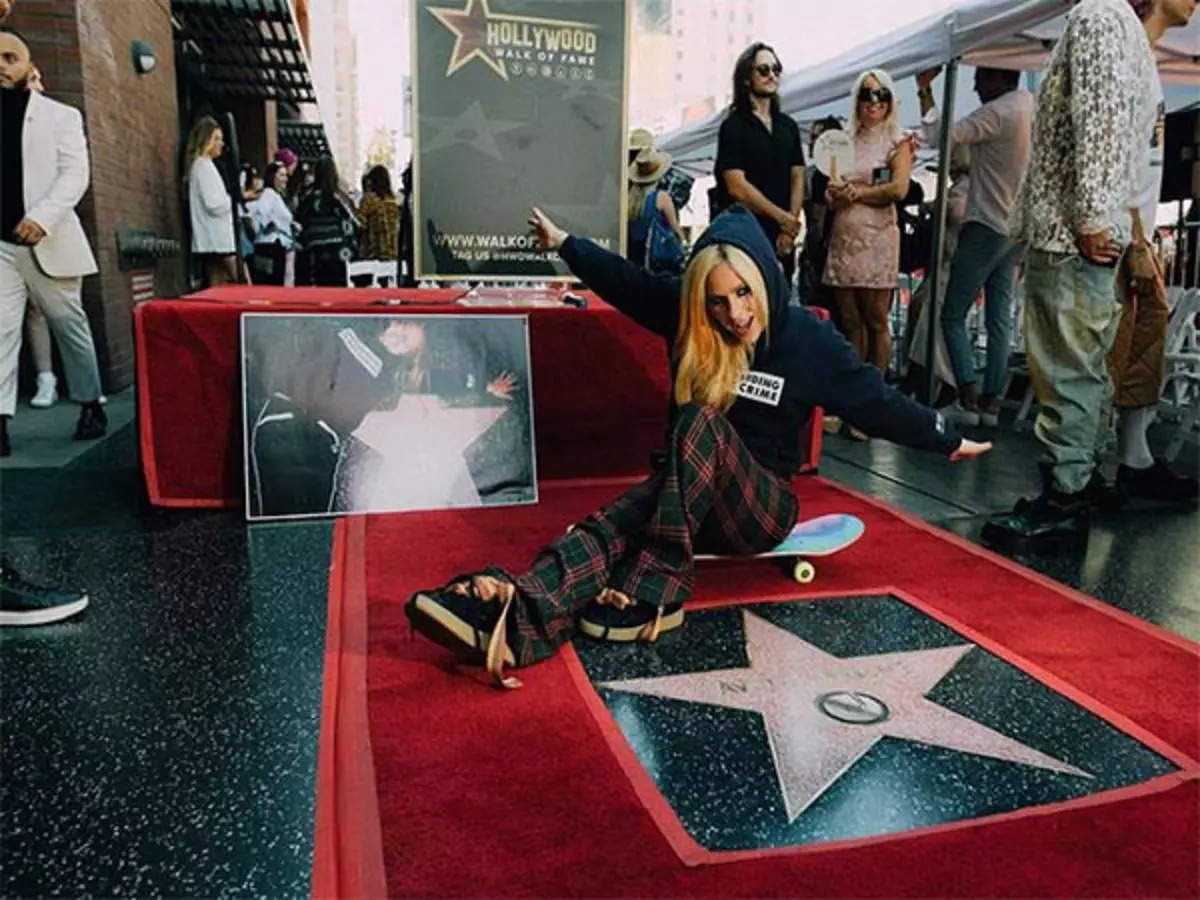 Avril Lavigne honoured with star on Hollywood Walk of Fame, says ...