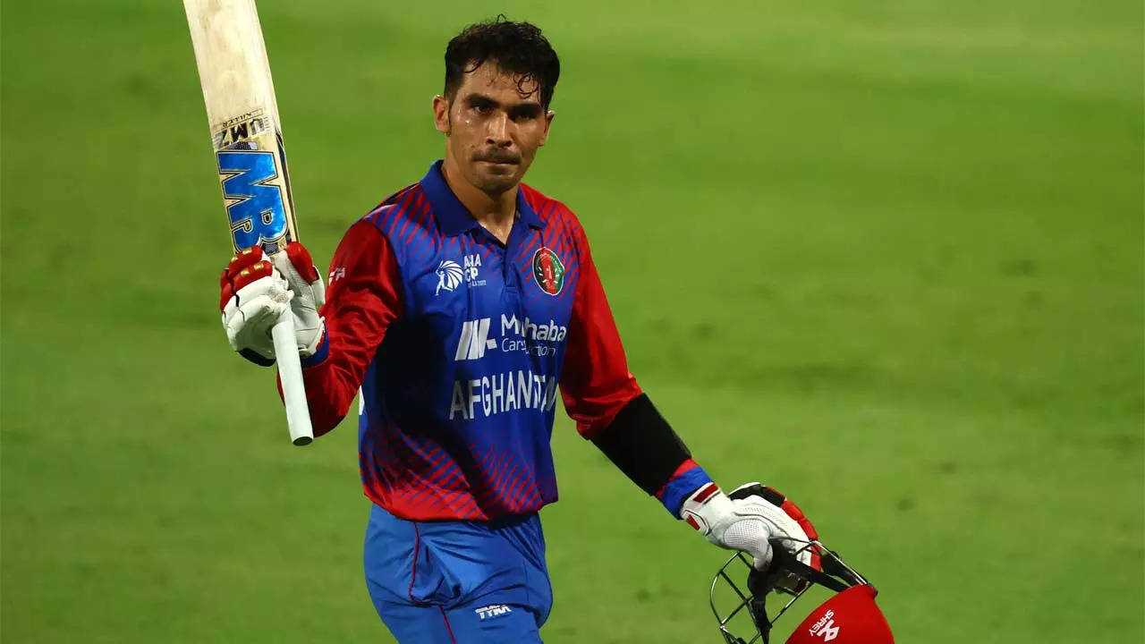 Asia Cup: Rahmanullah Gurbaz smashes 80 as Afghanistan score 175/6 vs Sri  Lanka | Cricket News - Times of India