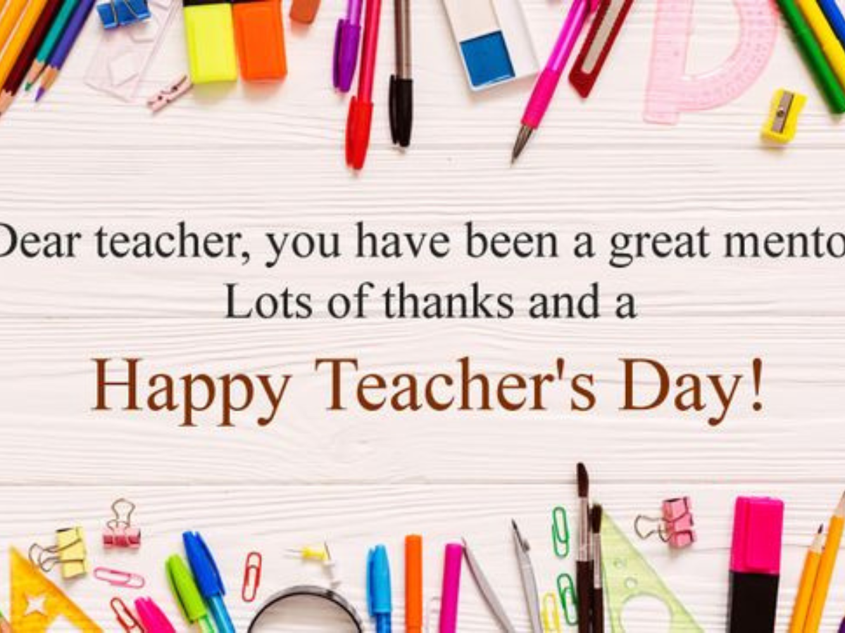 Happy Teachers Day 2022 Greeting Cards, Images, Wishes, Messages ...
