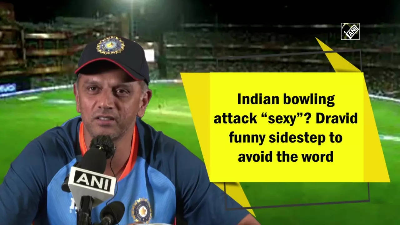Indian bowling attack “sexy”? Dravid funny sidestep to avoid the word |  News - Times of India Videos