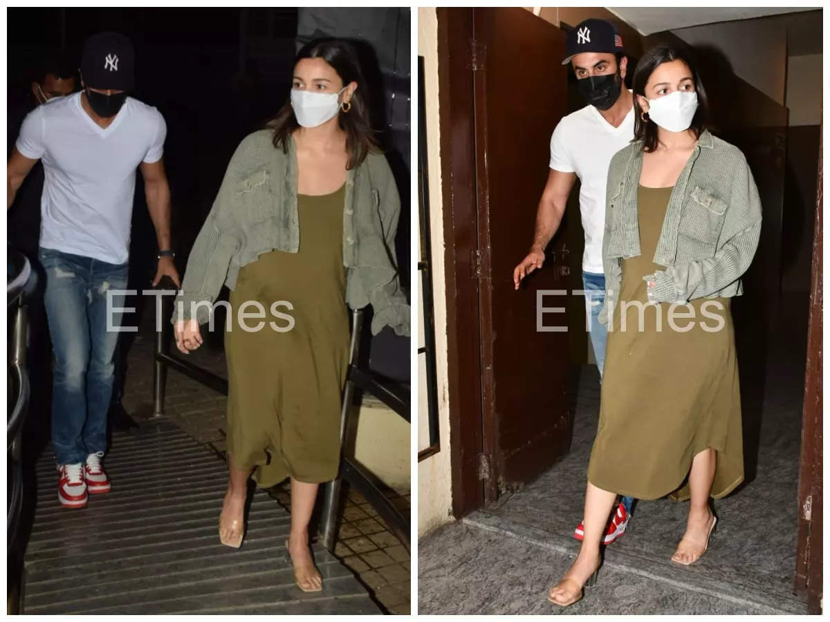 Ranbir Kapoor and Alia Bhatt sport casual attires as they step out