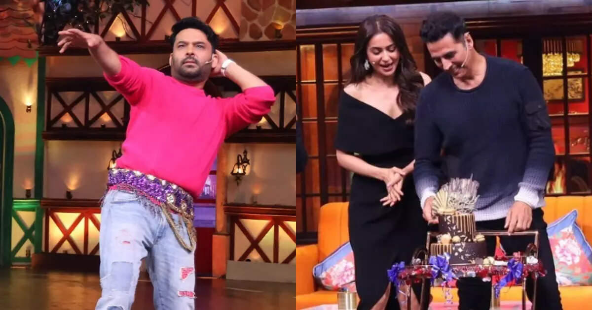 From Kapil Sharma's belly dancing to Akshay Kumar cutting his birthday  cake: Top moments from The Kapil Sharma Show that will make you laugh | The  Times of India