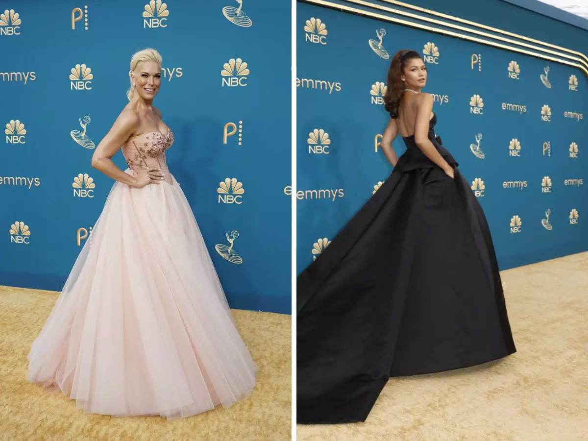 Goddess gowns, Old Hollywood glam and pink rule Emmy carpet – FOX21 News  Colorado
