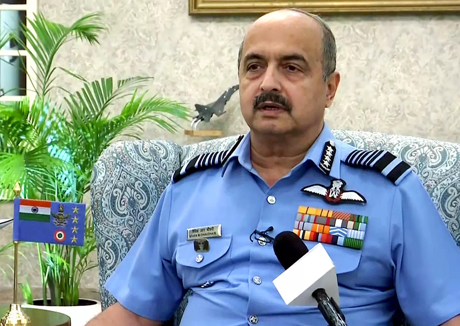  Chief of the Air Staff Air Chief Marshal VR Chaudhari (ANI Photo)