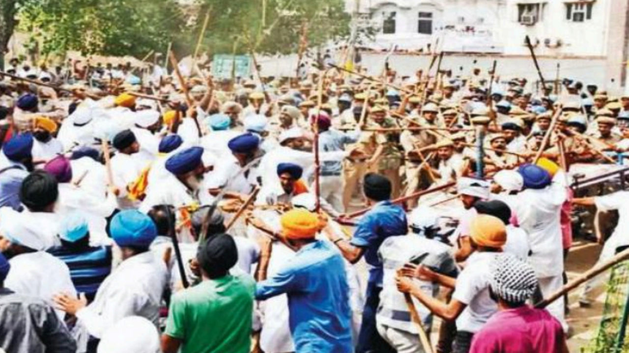 A clash had erupted outside the historical Gurdwara Patshahi Chhevin in Kurukshetra on August 6, 2014