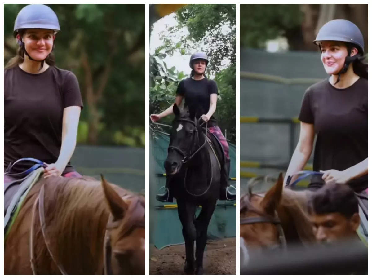 Kajal Aggarwal learns horse riding for Indian 2 | Tamil Movie News - Times  of India