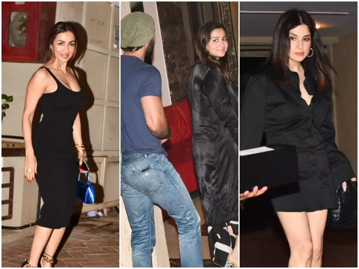Alia Bhatt, Ranbir Kapoor and celebs turn up in stylish outfits for Kareena  Kapoor's birthday bash - India Today