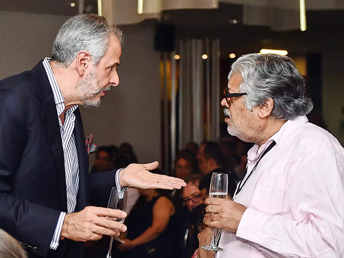 Andre Aranha Correa Do Lago, ambassador of Brazil, with Chetan Seth