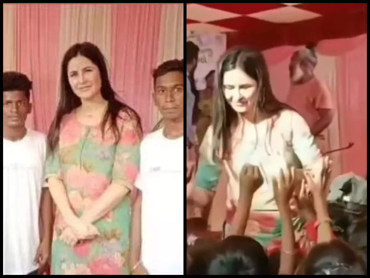 Katrina Kaif cutely dances with underprivileged kids in Madurai; fans believe, She is going to be a great mother - watch Hindi Movie News