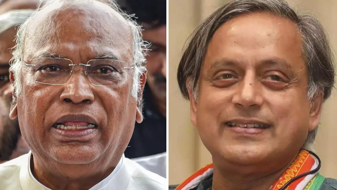 Congress President Election LIVE Updates: It's Kharge vs Tharoor as Tripathi's nomination rejected - The Times of India