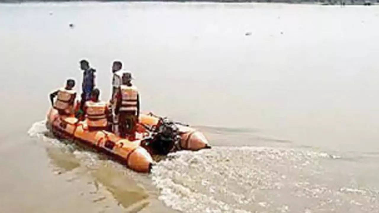 Rescue teams found the body of circle officer Sanju Das nearly 700 metre downstream from the accident site