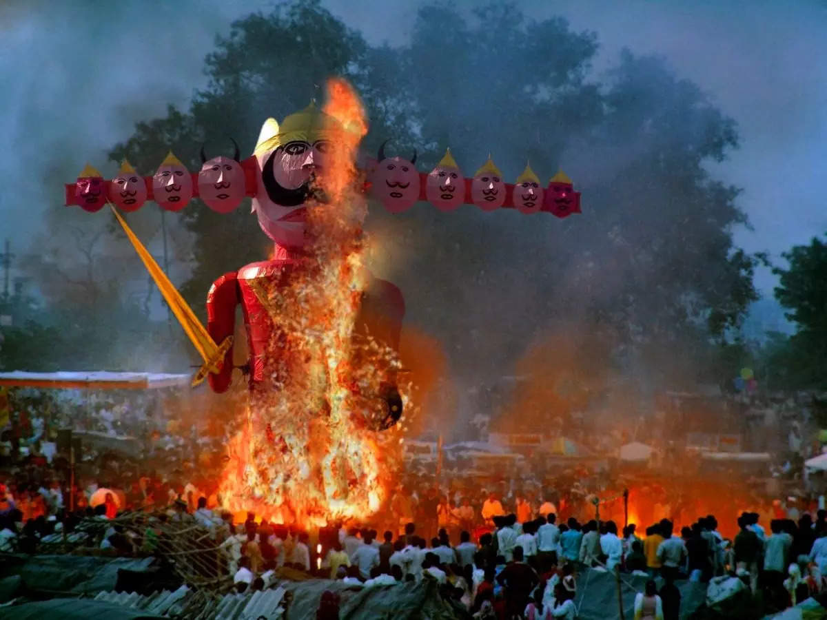 Dussehra Year’s grandest Ravana Dahan is happening at these places