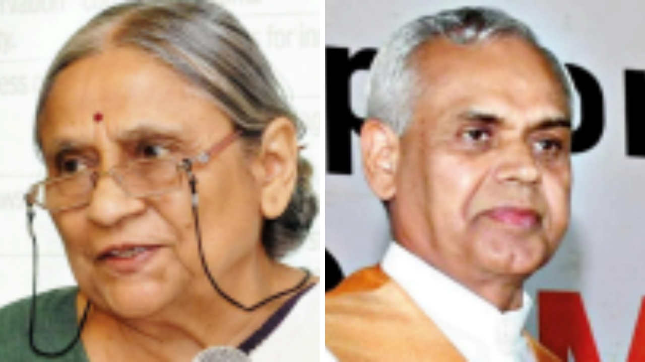 Ela Bhatt and Acharya Devvrat