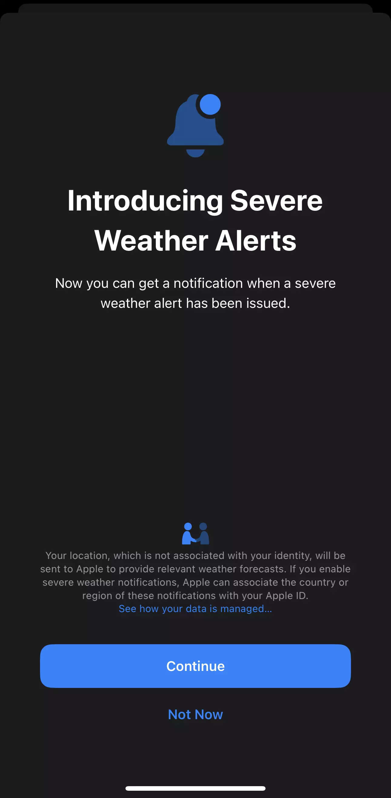 Weather: How to get rain, bad weather alerts on your iPhone