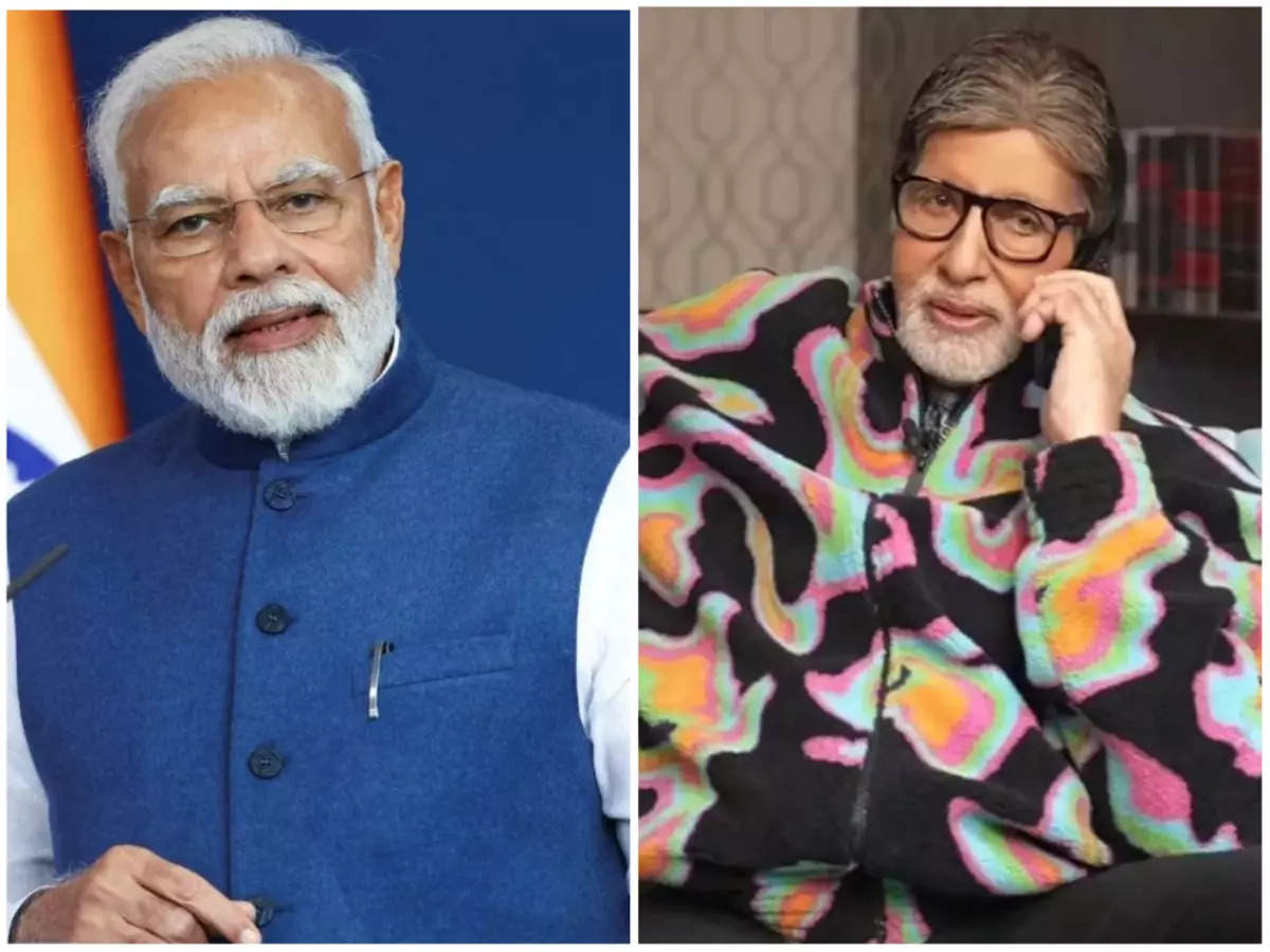 PM Narendra Modi wishes Amitabh Bachchan on his 80th birthday | Hindi Movie  News - Times of India