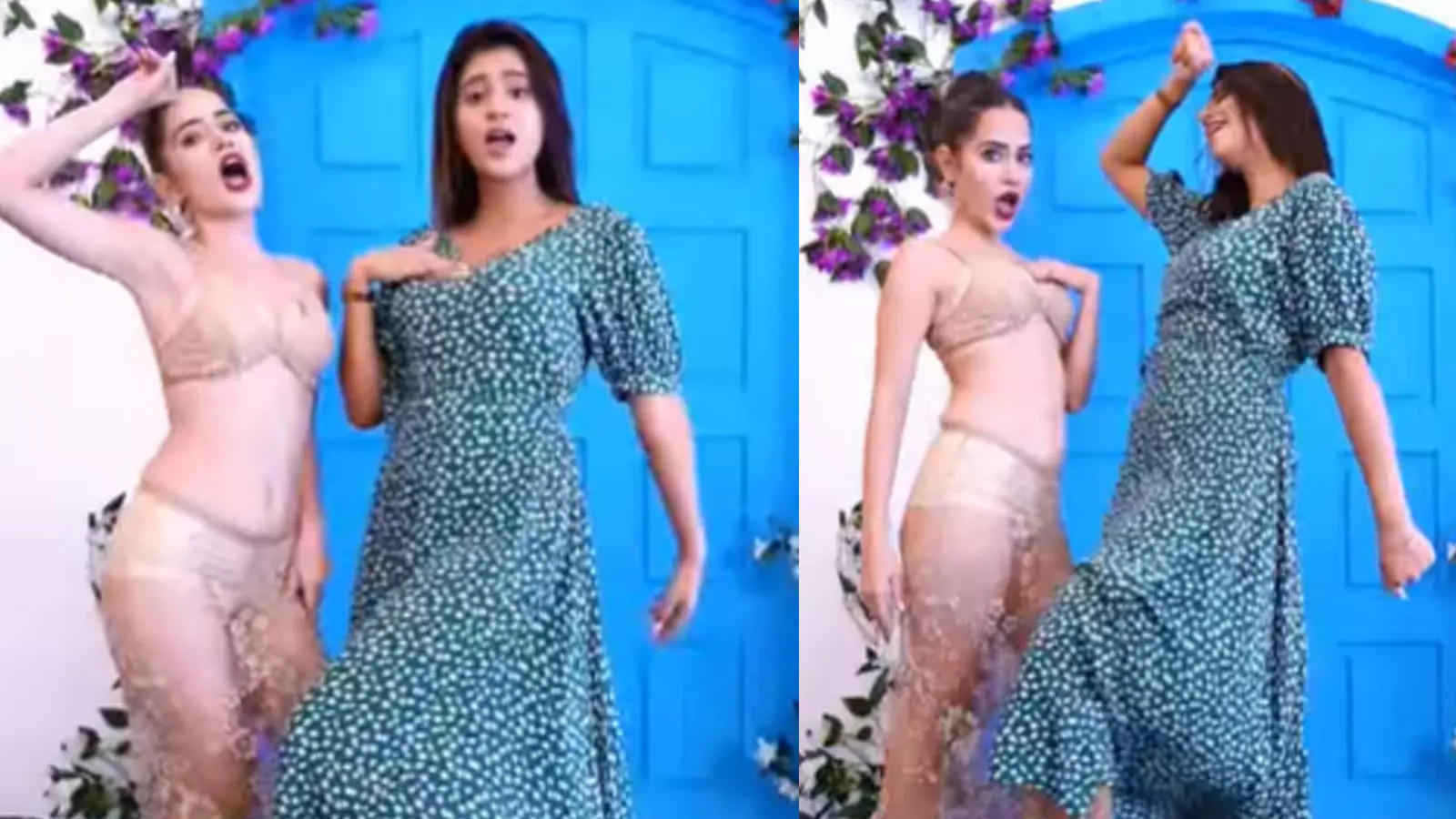 1600px x 900px - Urfi-Anjali Viral Dance Video: Urfi Javed and Anjali Arora show some killer  dance moves; troll writes, 'Bakwas song.. Soft pornography'