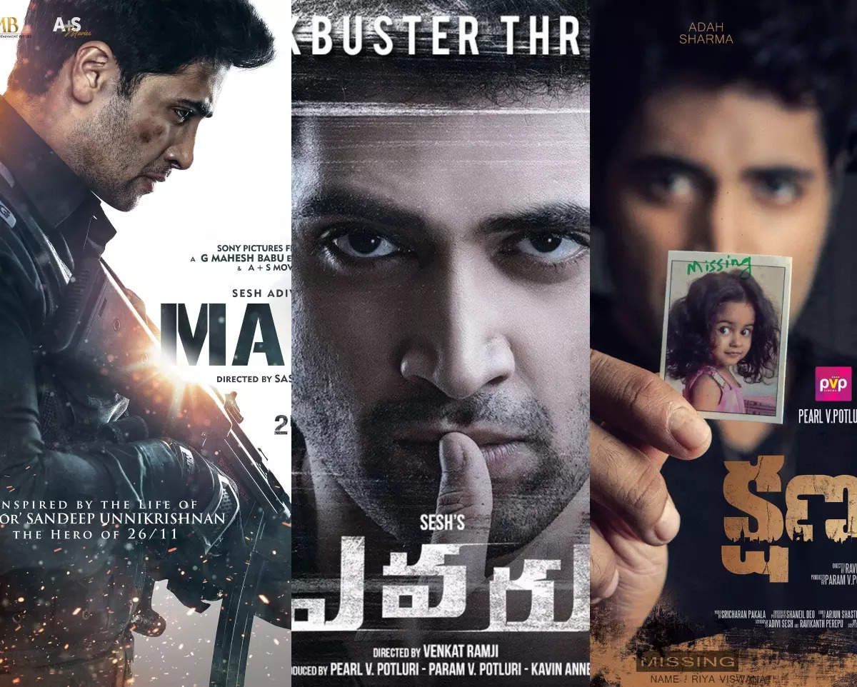 With 3 films, Adivi Sesh dominates IMDB list of top 25 Telugu movies |  Telugu Movie News - Times of India