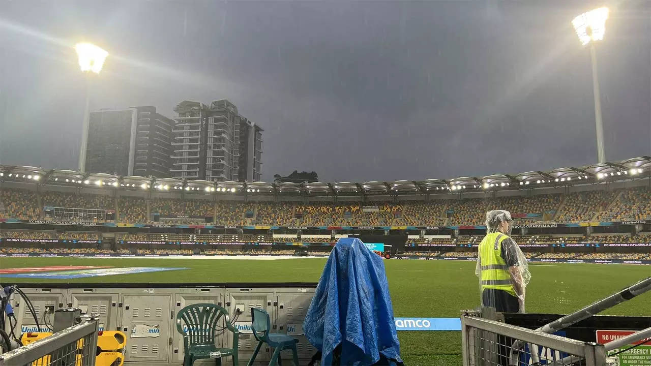 India vs New Zealand Highlights, T20 World Cup warm-up match: Match abandoned due to rain - The Times of India