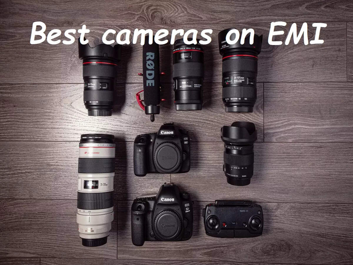 Cameras on EMI DSLR cameras, action cameras & more with Lowest EMI in