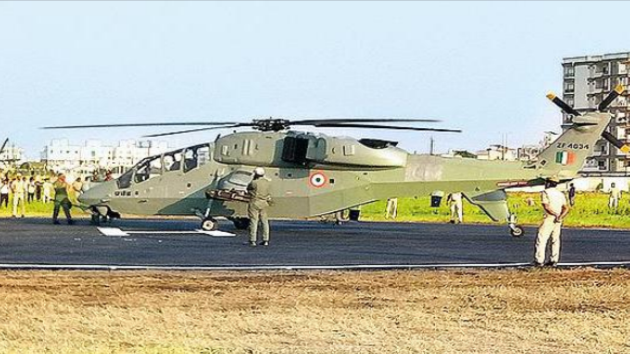 IAF helicopter, Prachanda, landed in Vadodara for exhibition