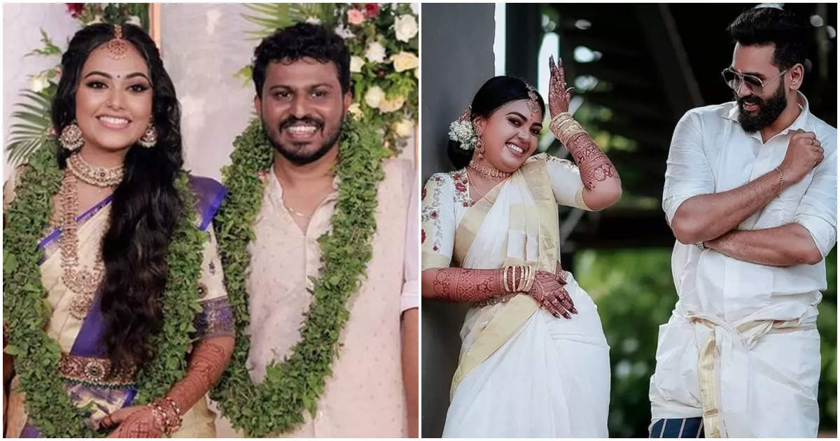 Dreamy wedding pictures of Malayalam TV celebs | Times of India