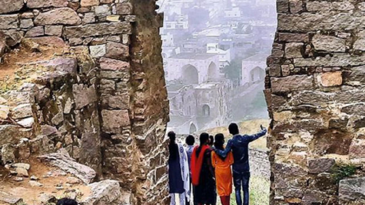 The iconic golconda fort integral to hyderabad’s identity