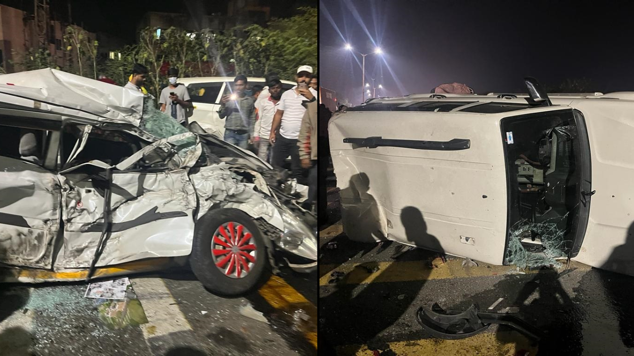 At least 48 vehicles damaged in road accident on Pune-Bengaluru highway