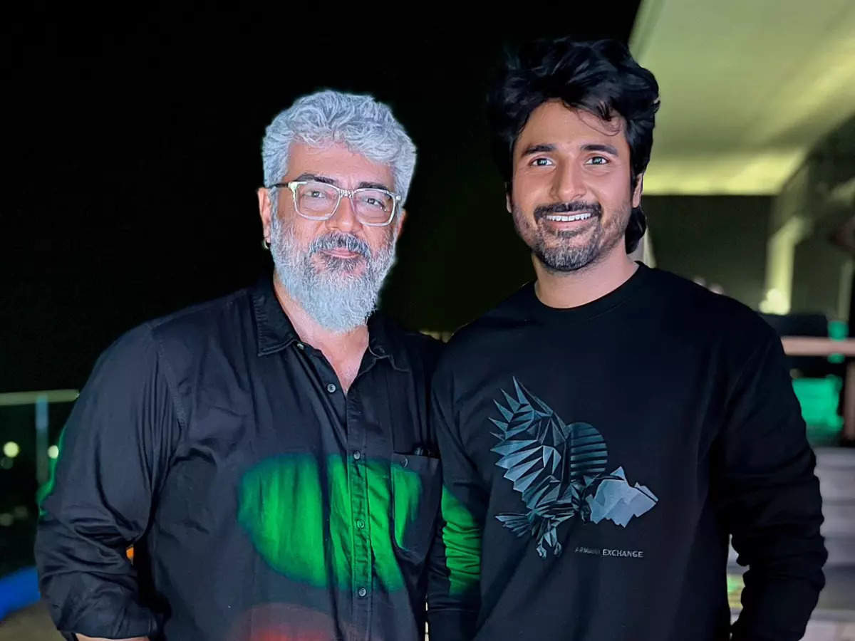 Sivakarthikeyan's picture with Ajith Kumar goes viral | Tamil ...