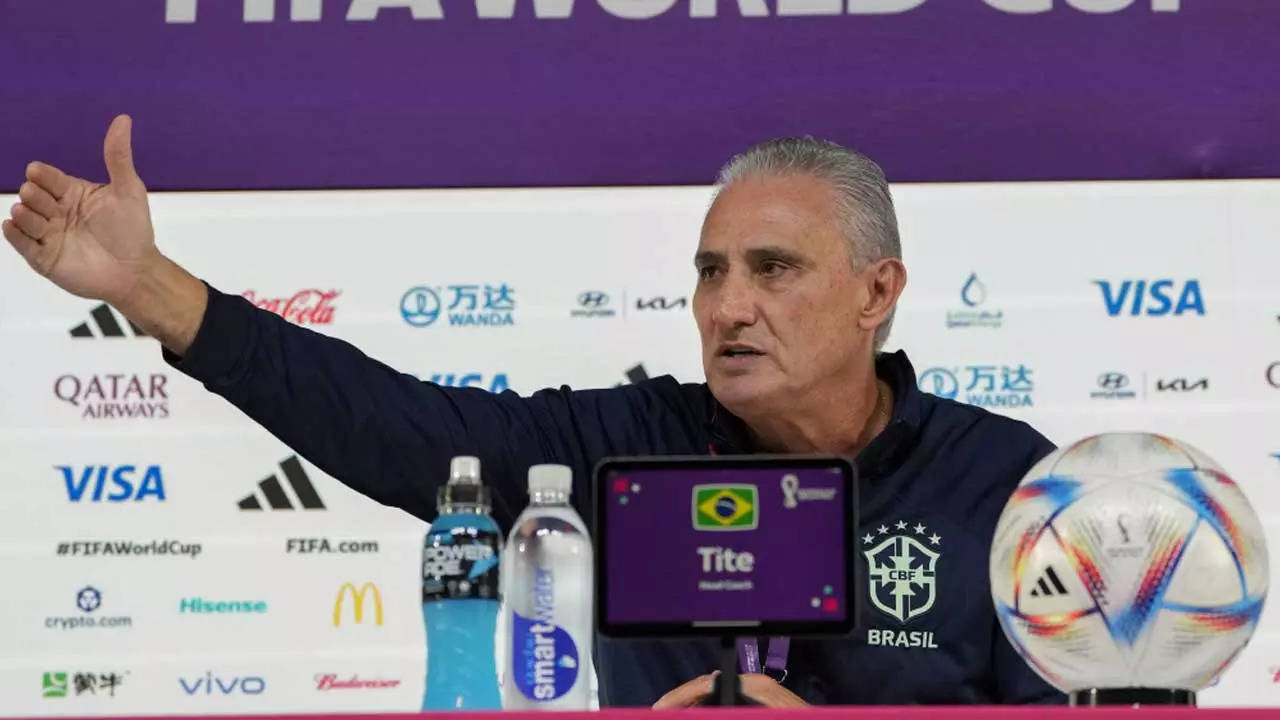 Dealing with pressure must be natural for Brazil, says coach Tite |  Football News - Times of India
