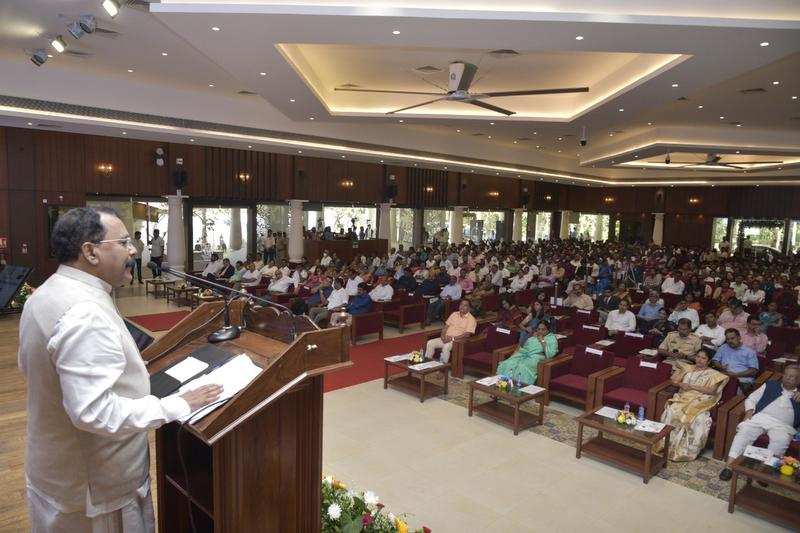 Pillai addressed a valedictory function of Goa Sampurna Yatra on Saturday