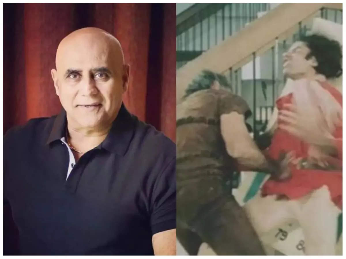 Puneet Issar; the fight scene with Amitabh Bachchan in Coolie in 1983